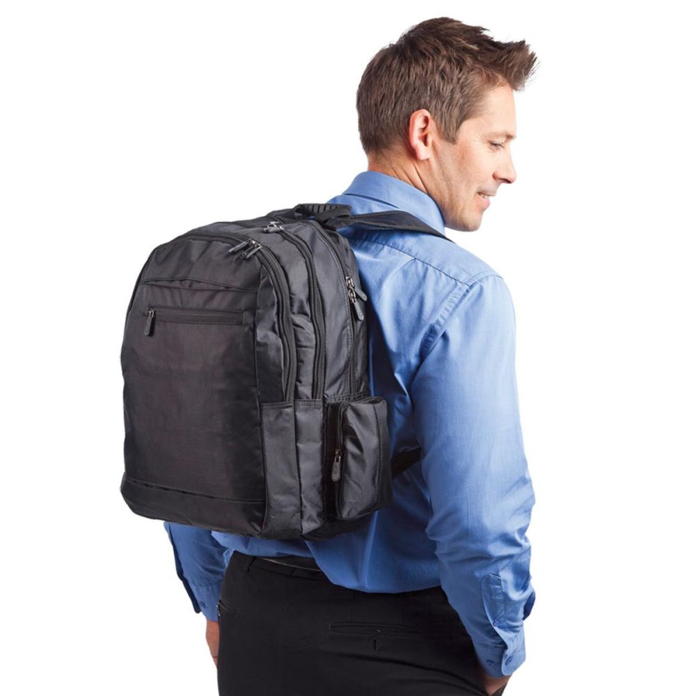 JET LAPTOP BACKPACK BLACK