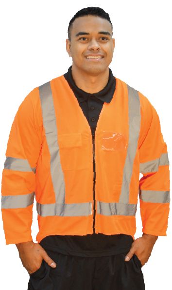 HI VIZ LONG SLEEVE UNISEX VEST